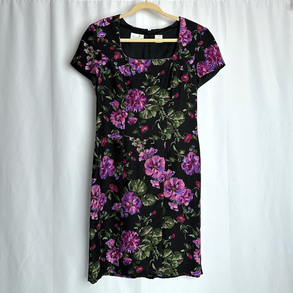 Liz Claiborne silk floral dress - 12